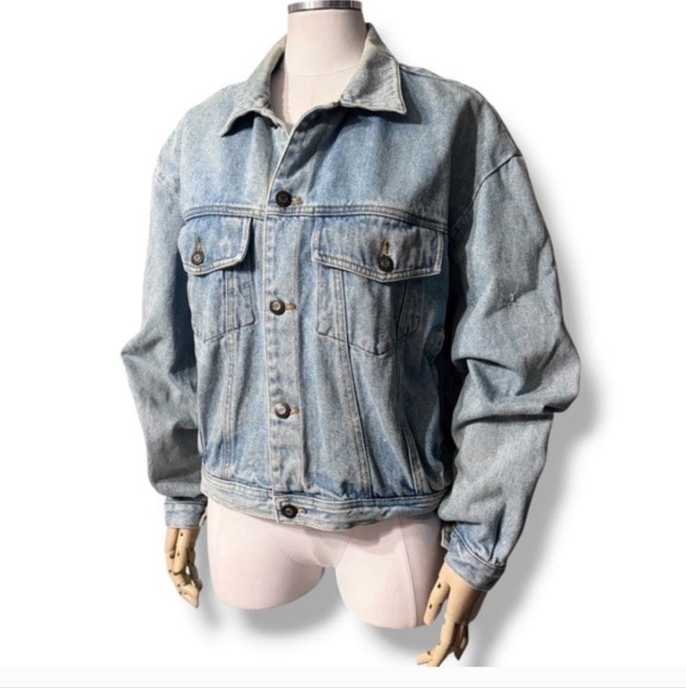 EXP by EXPRESS JEANS Light Wash Denim Jacket VINTAGE 90s